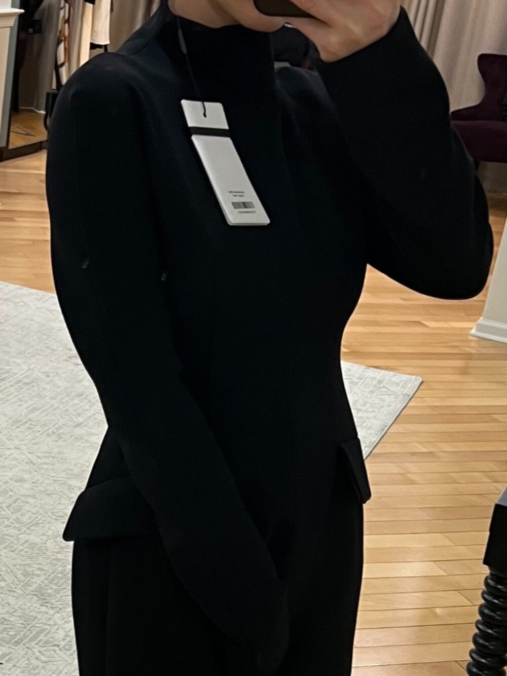 Tefrite Long Sleeve Jersey Minidress - Picture 7 of 9